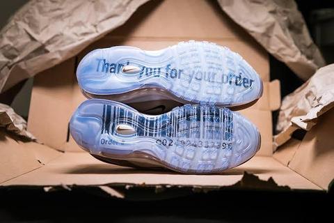Image of NIKE AIRMAX 97 “SHIPPING BOX “ BARCODE - shop with emmeon